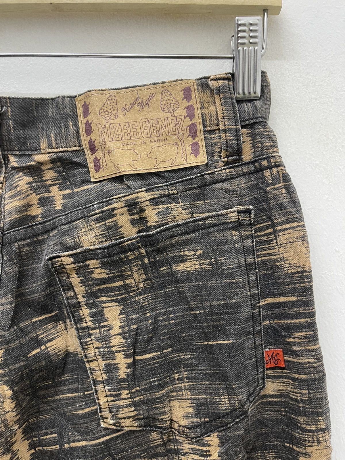 If Six Was Nine Rare Vintage MZEE GENEZ Made In Earth Japanese Weave Size US 27 - 12 Thumbnail