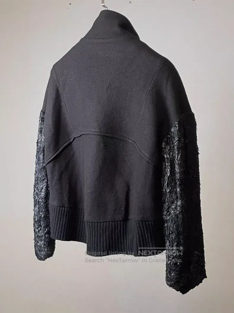 ANN DEMEULEMEESTER ブラックジャケット 36 Ann Demeulemeester 36 black feather jacket