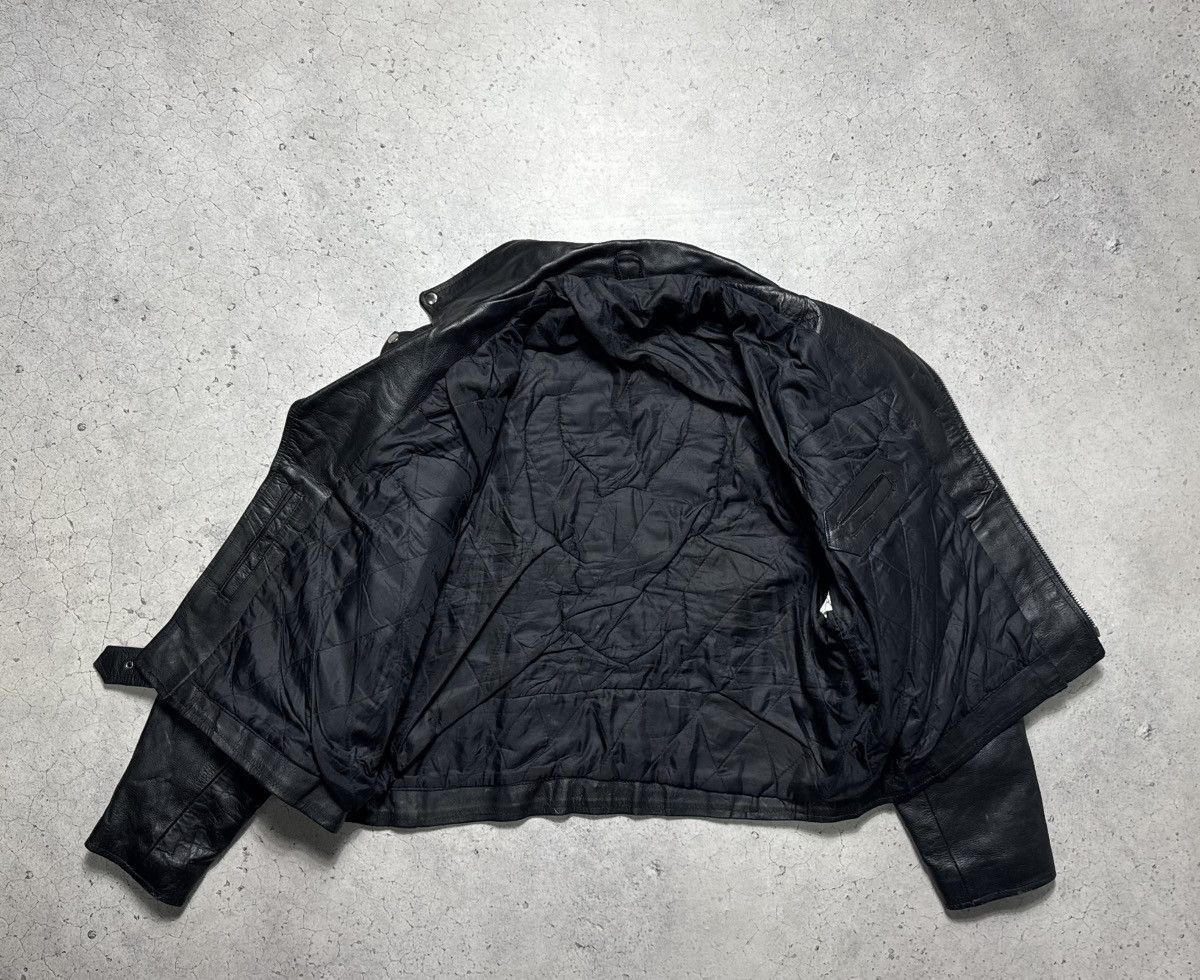 Harley Davidson Harley Davidson Leather Biker Jacket Big Logo Black Rock Size US XL / EU 56 / 4 - 8 Thumbnail