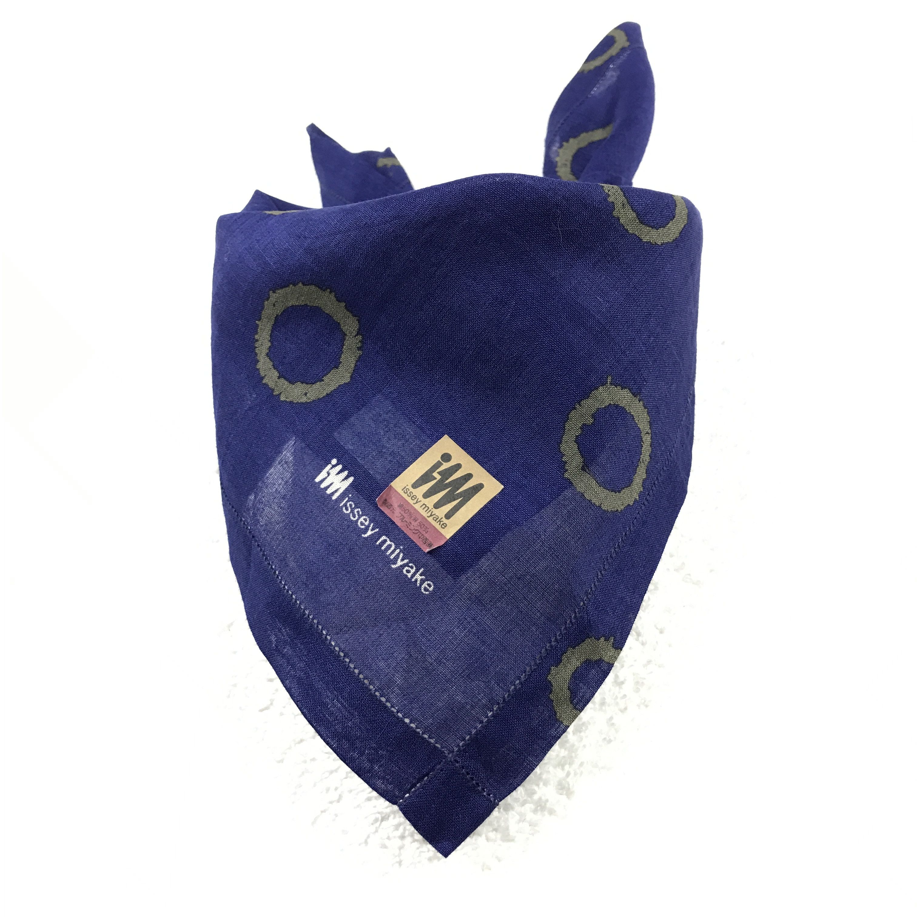 Issey Miyake × Japanese Brand × Vintage Vintage Issey Miyaki Bandana Neckerchief Handkerchief Size ONE SIZE - 4 Thumbnail