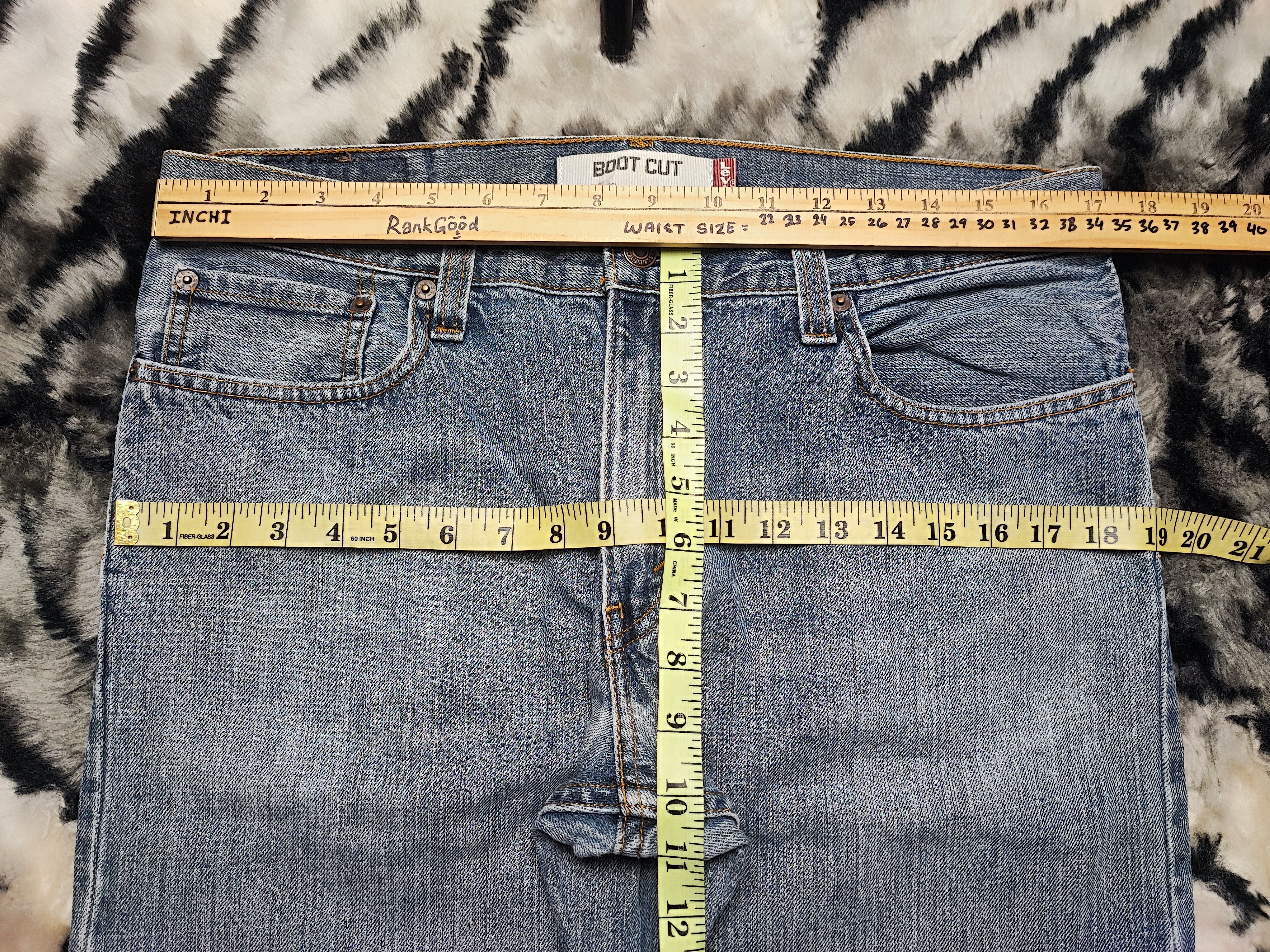 Levi's Levi's 527 Slim Bootcut Marbled Wash Y2K Skater Flare W34X31 Size US 34 / EU 50 - 3 Thumbnail