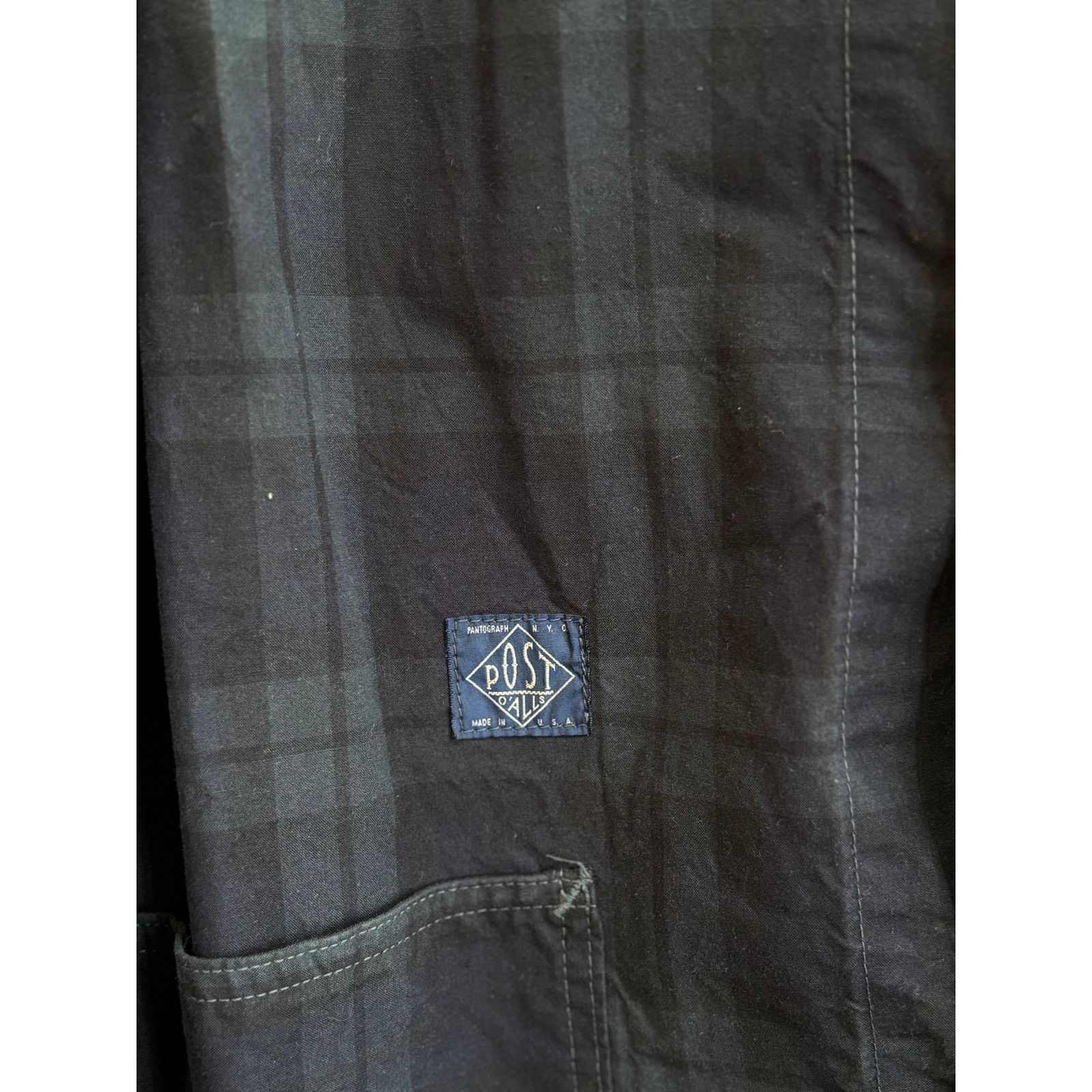Post Overalls POST O’ALLS Blackwatch Plaid Chore Jacket Size L-Made in USA Size US L / EU 52-54 / 3 - 5 Thumbnail