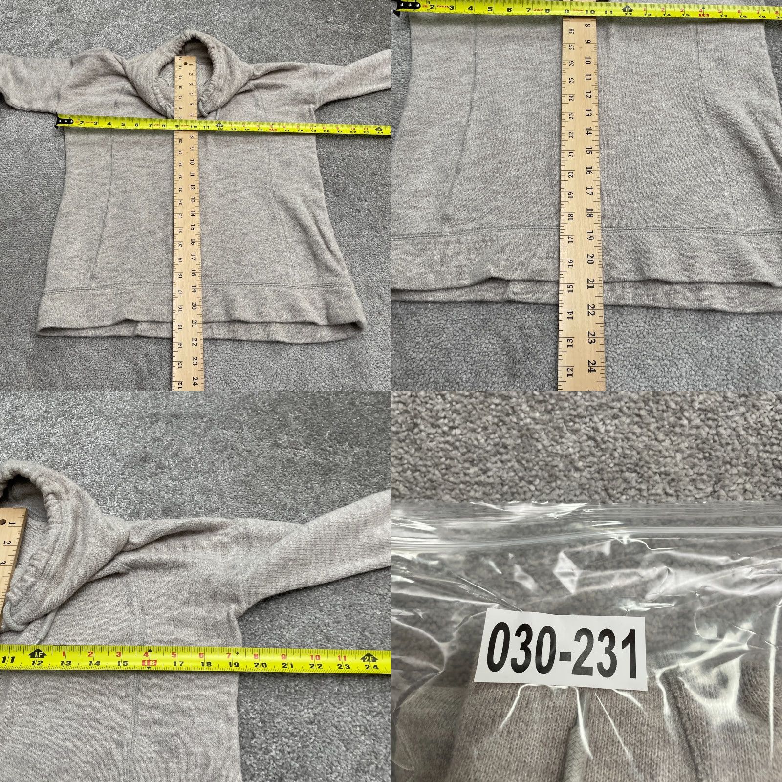 Gap Gap Fit Sweatshirt Womens Medium Beige Mock Neck Drawstring Thumbholes Pullover Size M / US 6-8 / IT 42-44 - 9 Thumbnail