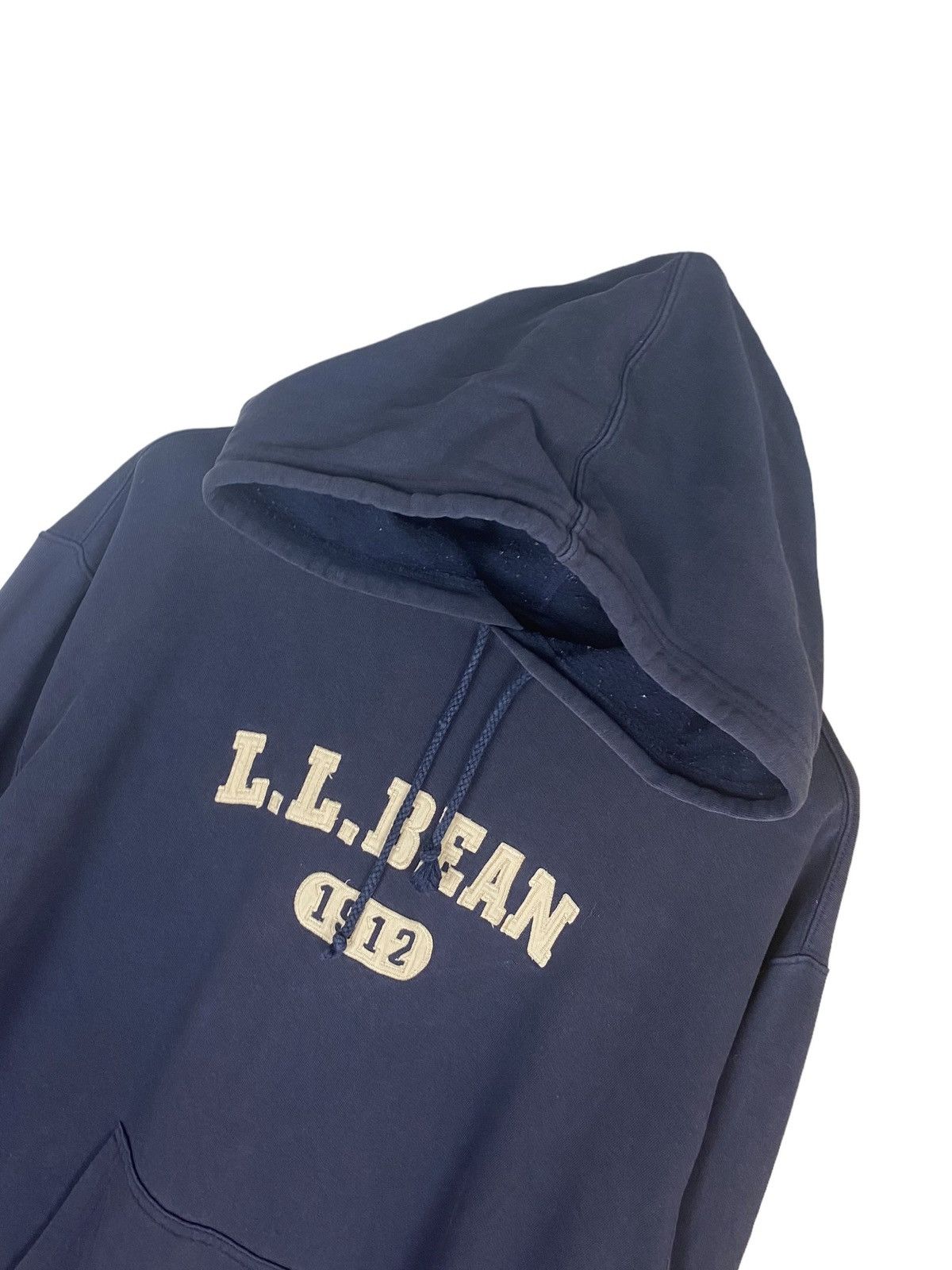 L.L. Bean Vintage L.L.Bean Big Spellout Logo Hoodie Size US L / EU 52-54 / 3 - 2 Thumbnail