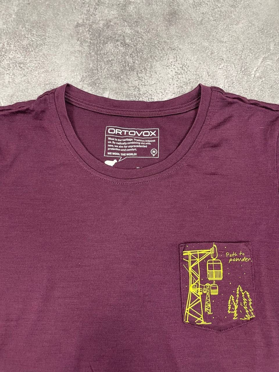 ORTOVOX Ortovox Women T-Shirt Burgundy Size M Size M / US 6-8 / IT 42-44 - 2 Thumbnail