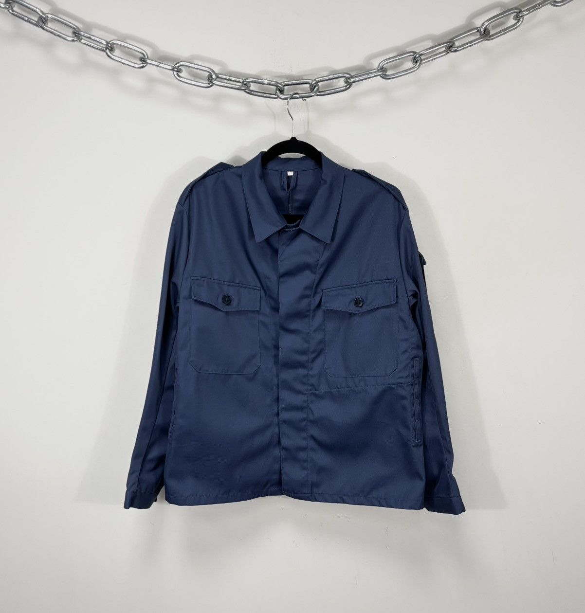 Other Vintage German Workwear Blue Utility Jacket Chore Coat Size US M / EU 48-50 / 2 - 1 Thumbnail