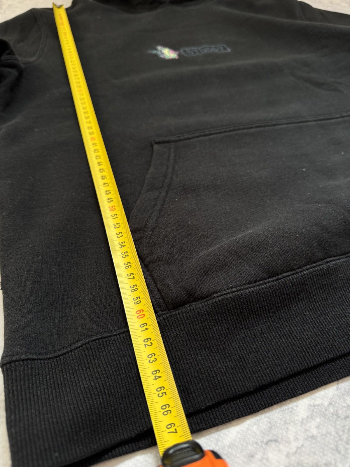 Stussy × Vintage STUSSY CENTER HUFT LOGO OVERSIZE BAGGY FIT HOODIE Size US M / EU 48-50 / 2 - 9 Thumbnail