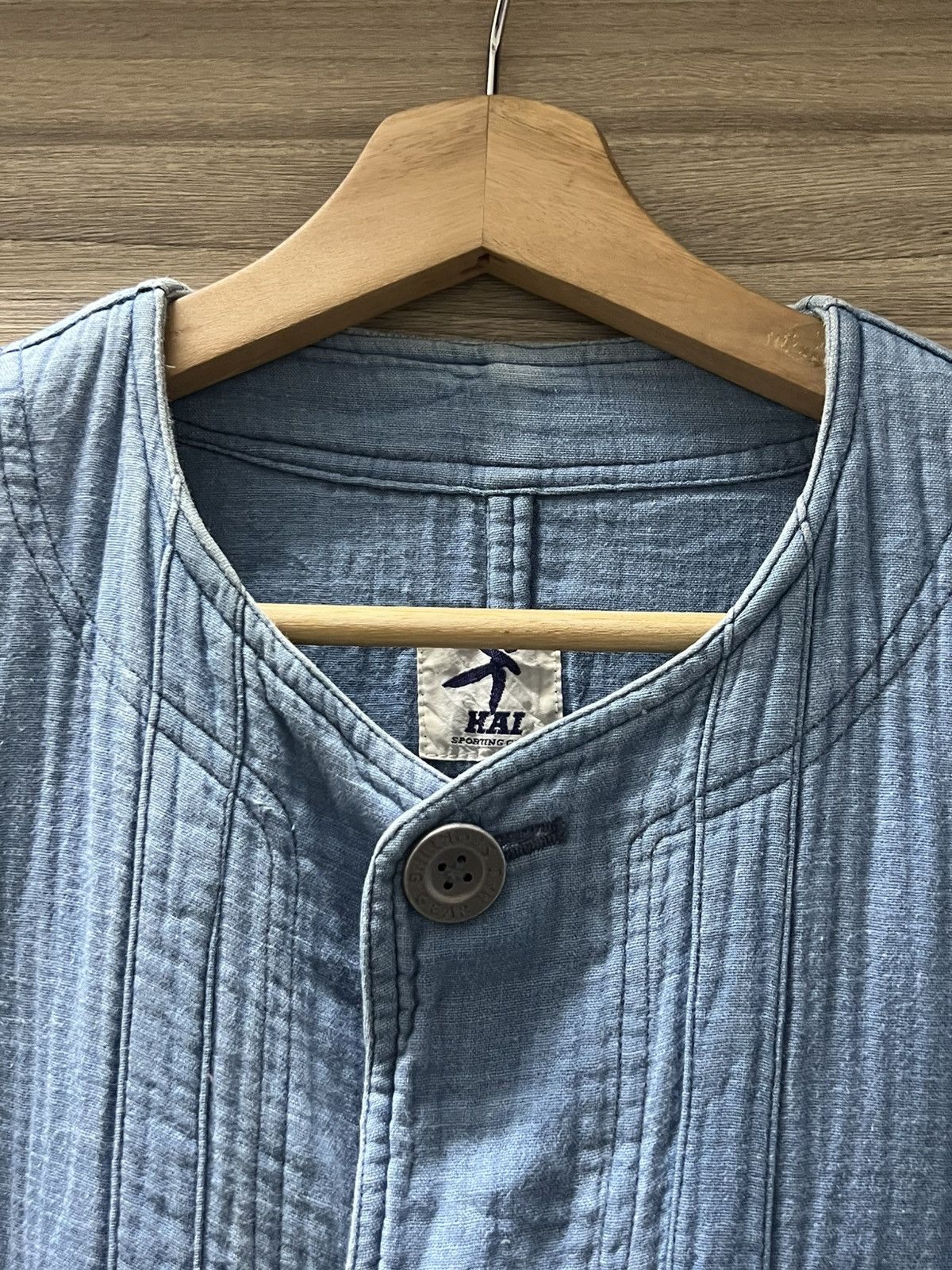 Hai Sporting Gear Issey miyake sporting gear hai indigo button up jacket Size US M / EU 48-50 / 2 - 3 Thumbnail
