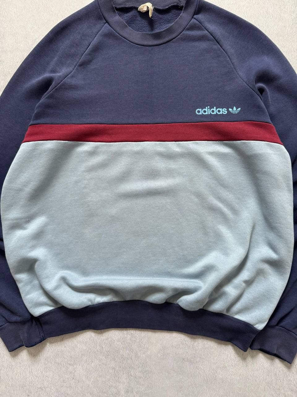 Adidas Adidas Vintage 80s Sweatshirt Made in West Germany Size US M / EU 48-50 / 2 - 5 Thumbnail