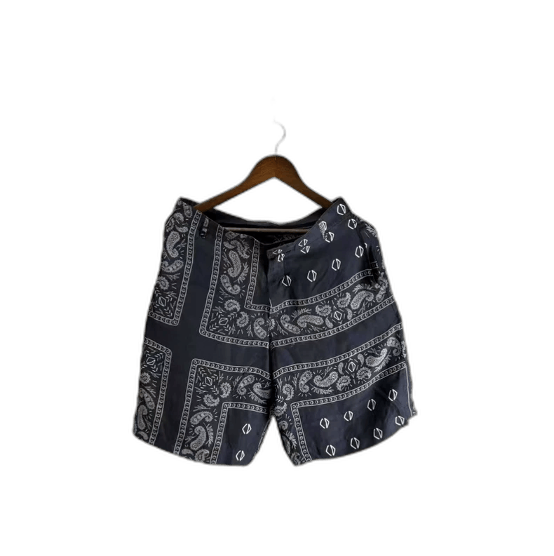 Dior Dior Black Paisley Silk Shorts Size 46 Size US 36 / EU 52 - 1 Thumbnail