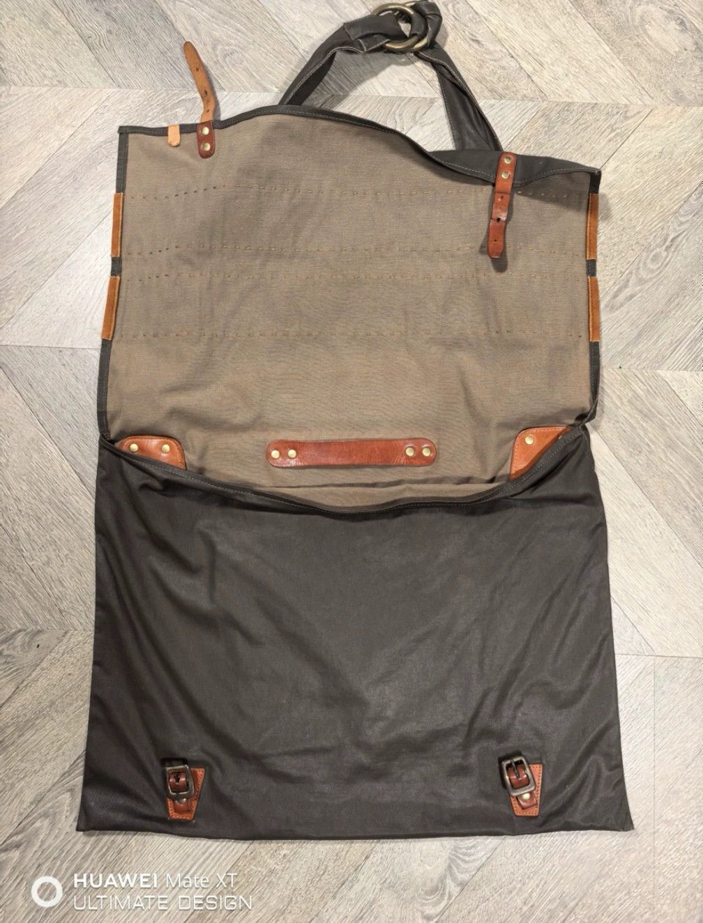 Visvim VISVIM 16AW SERVICES SHOULDER BAG waxed wool hunter Size ONE SIZE - 3 Thumbnail