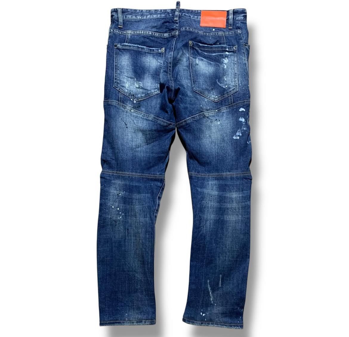 Dsquared2 2000s Dsquared Button Fly Biker Wash Jeans Pants Size US 34 / EU 50 - 2 Thumbnail
