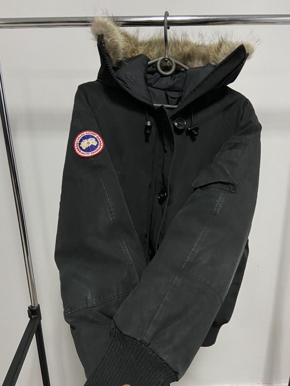 Canada Goose × Vintage Canada Goose chilliwack bomber Jacket Hood fur Size M / US 6-8 / IT 42-44 - 4 Thumbnail