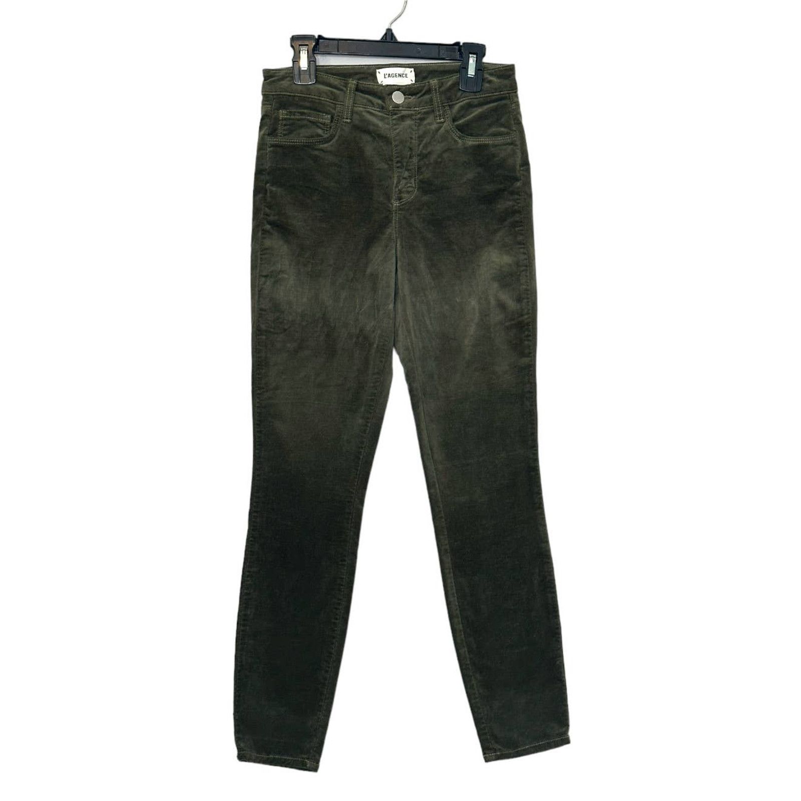L'AGENCE L'Agence Margot green high rise skinny ankle jeans size 23 Size 25" / US 0 / IT 36 - 1 Thumbnail