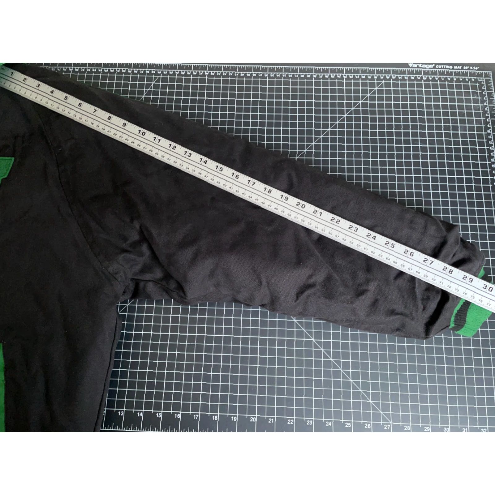 Vintage VINTAGE Trust Jamaica Bomber Jacket Black Green Embroidered Insulated 2XL Cotton Shell Lined Pockets Snap Front Casual Men Size US XXL / EU 58 / 5 - 7 Thumbnail