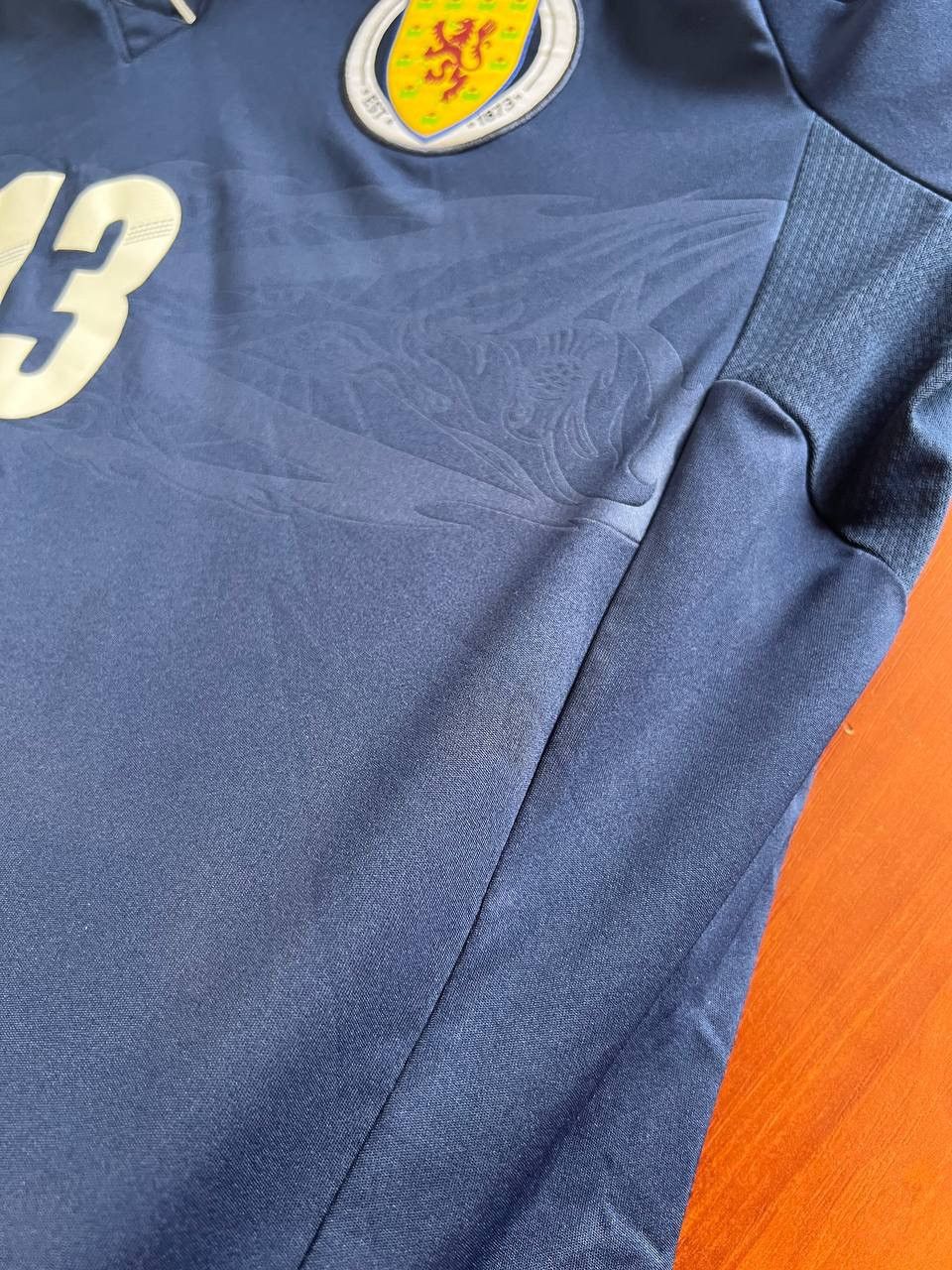 Adidas 2011 SCOTLAND #13 PLAYER ISSUED SOCCER FOOTBALL JERSEY XL Size US XL / EU 56 / 4 - 16 Thumbnail
