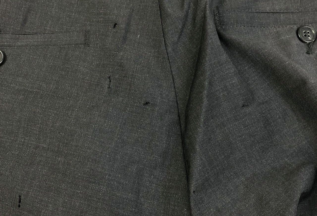 Prada Prada - Single Knee Cargo Logo Wool Trouser Size US 31 - 12 Thumbnail