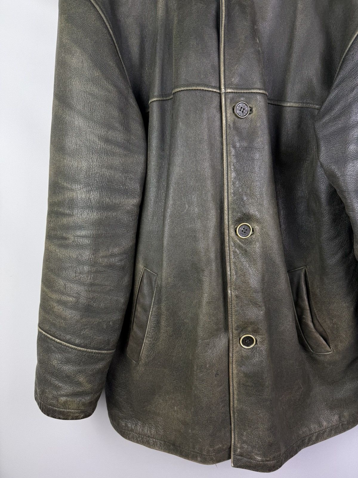 Other Helmsman Men’s Leather Jacket Coat Size 5XL Fits 2XL Size US XXL / EU 58 / 5 - 5 Thumbnail