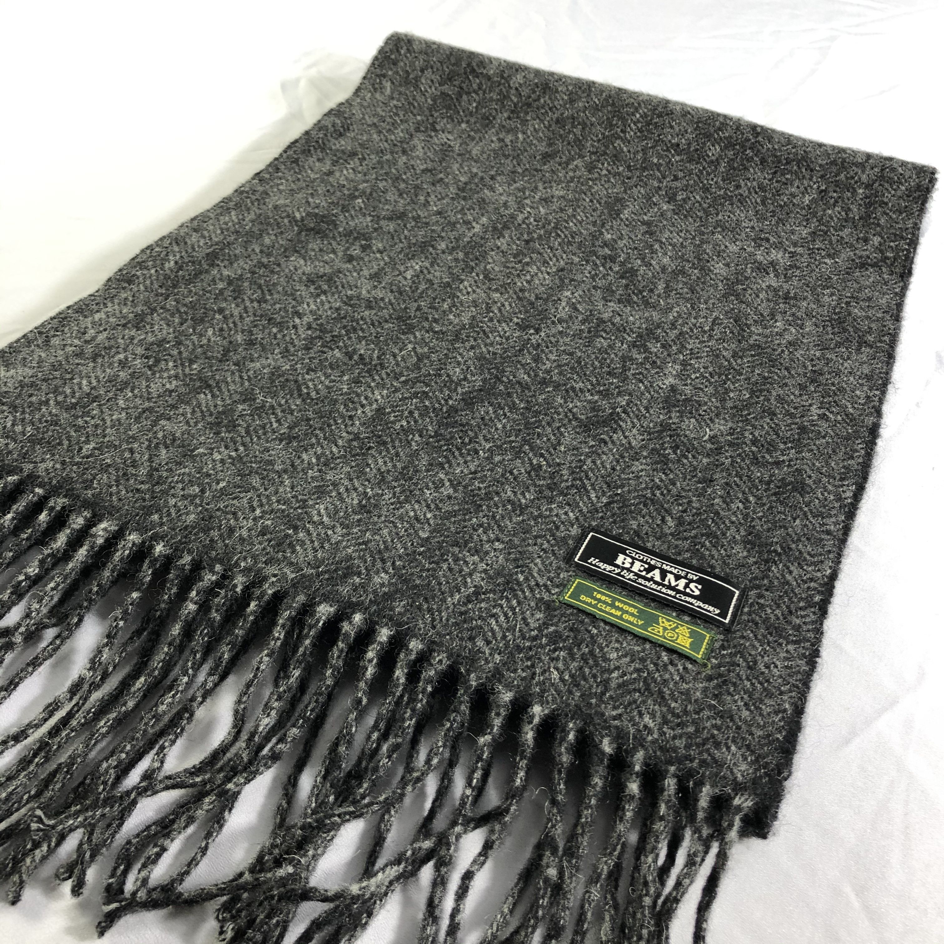 Beams Plus Beams Wool Scarf Muffler Neckwear V2561 Size ONE SIZE - 3 Thumbnail