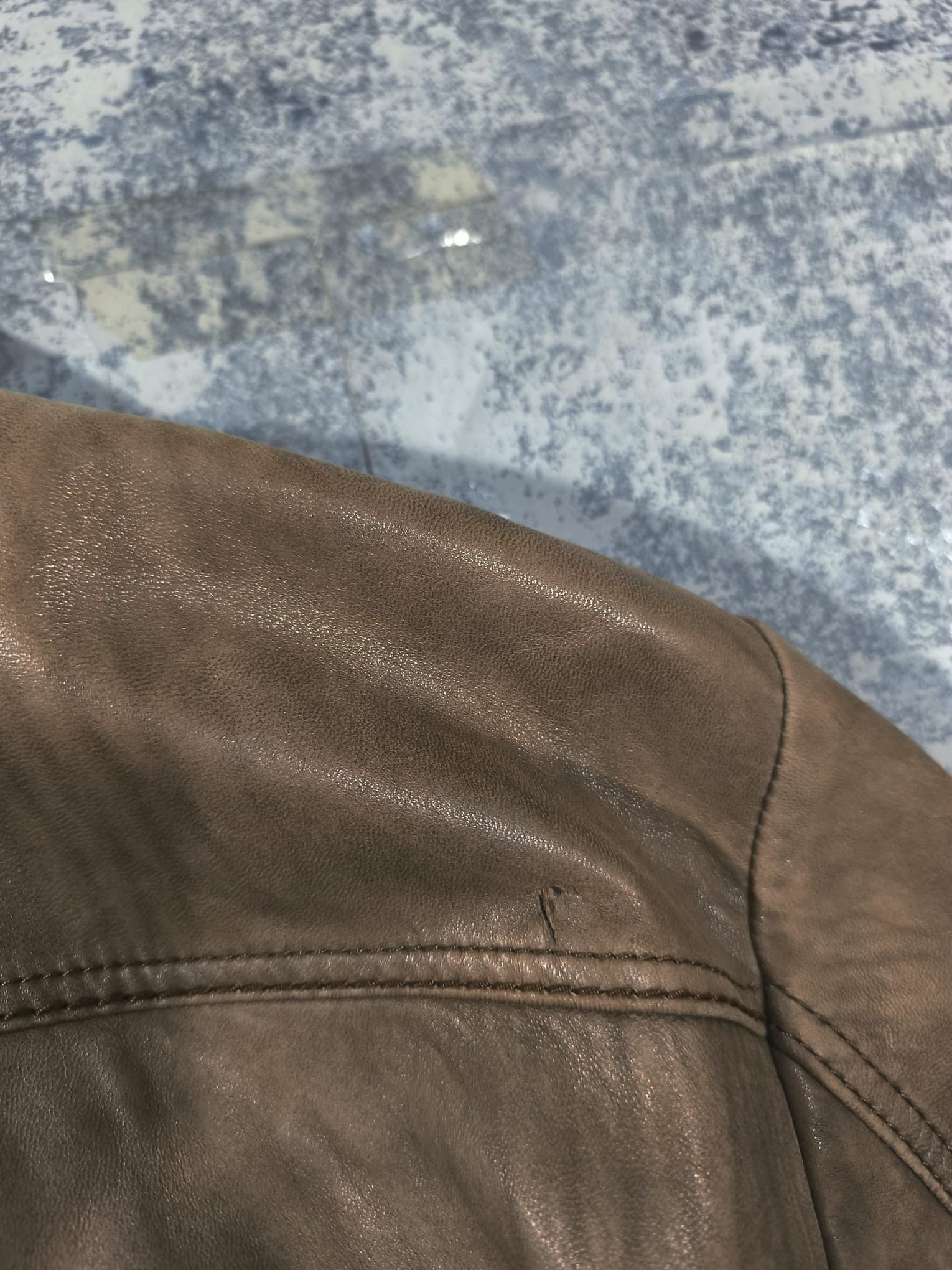 Peuterey Vtg Peuterey Biker Brown Leather Jacket Avantgarde Designer Size US L / EU 52-54 / 3 - 8 Thumbnail