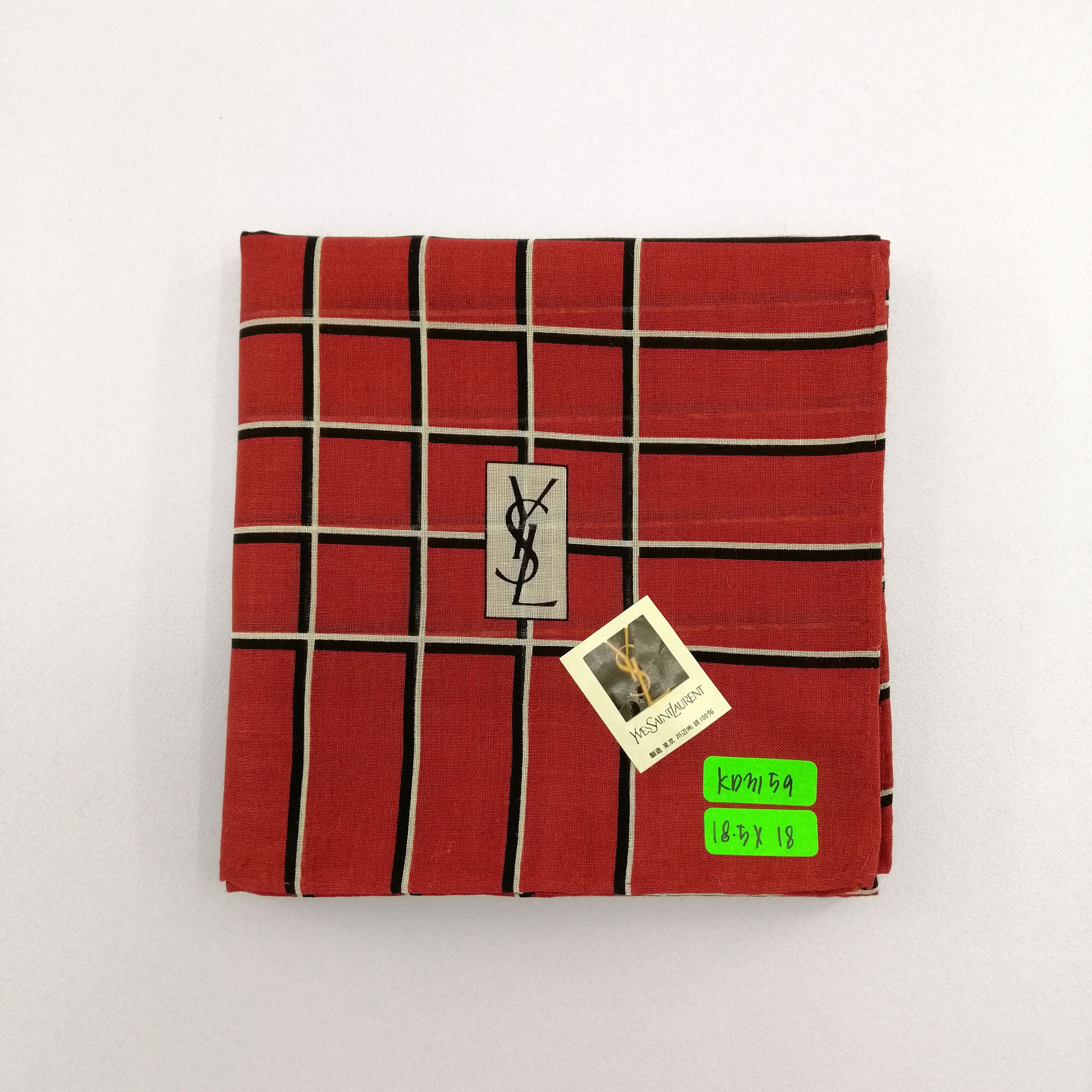 Vintage Yves Saint Laurent Handkerchief/Neckerchief/Bandana-KD3159 Size ONE SIZE - 5 Thumbnail