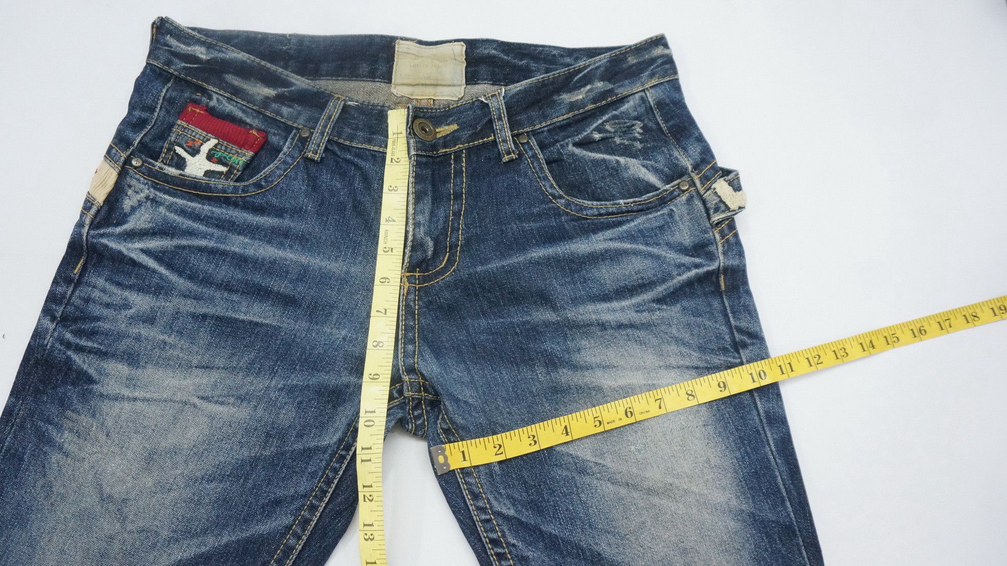 Japanese Brand Vintage 🔥 Yoshitomo Nara x Lolita Distressed Jeans Size US 34 / EU 50 - 8 Thumbnail