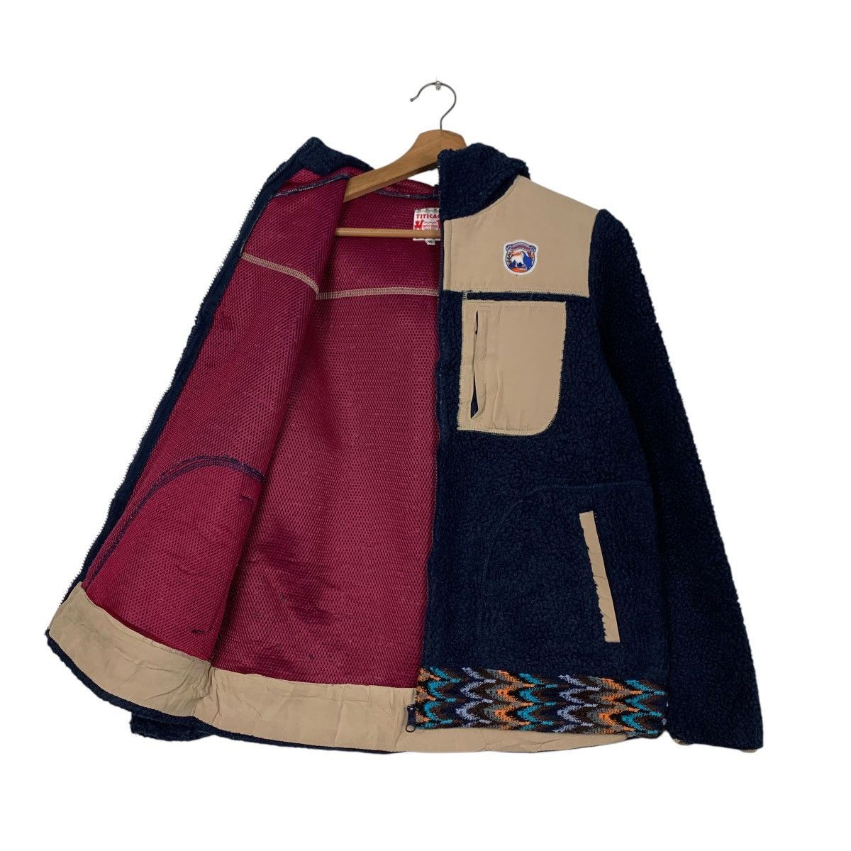 Japanese Brand TITICACA Deep Pile Zipper Hoodie Fleece Jacket #2386-C107 Size M / US 6-8 / IT 42-44 - 10 Thumbnail