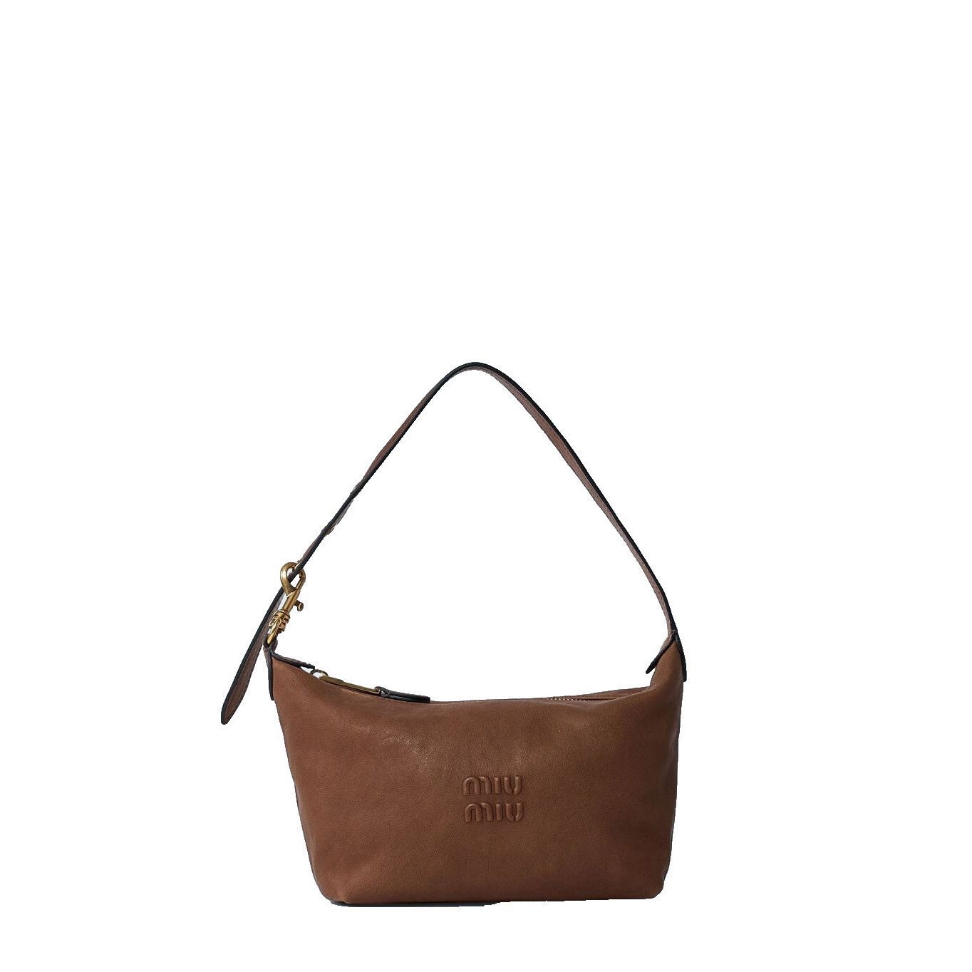 Miu Miu MIU MIU Oak Leather Pouch New & Authentic Size ONE SIZE - 1 Thumbnail