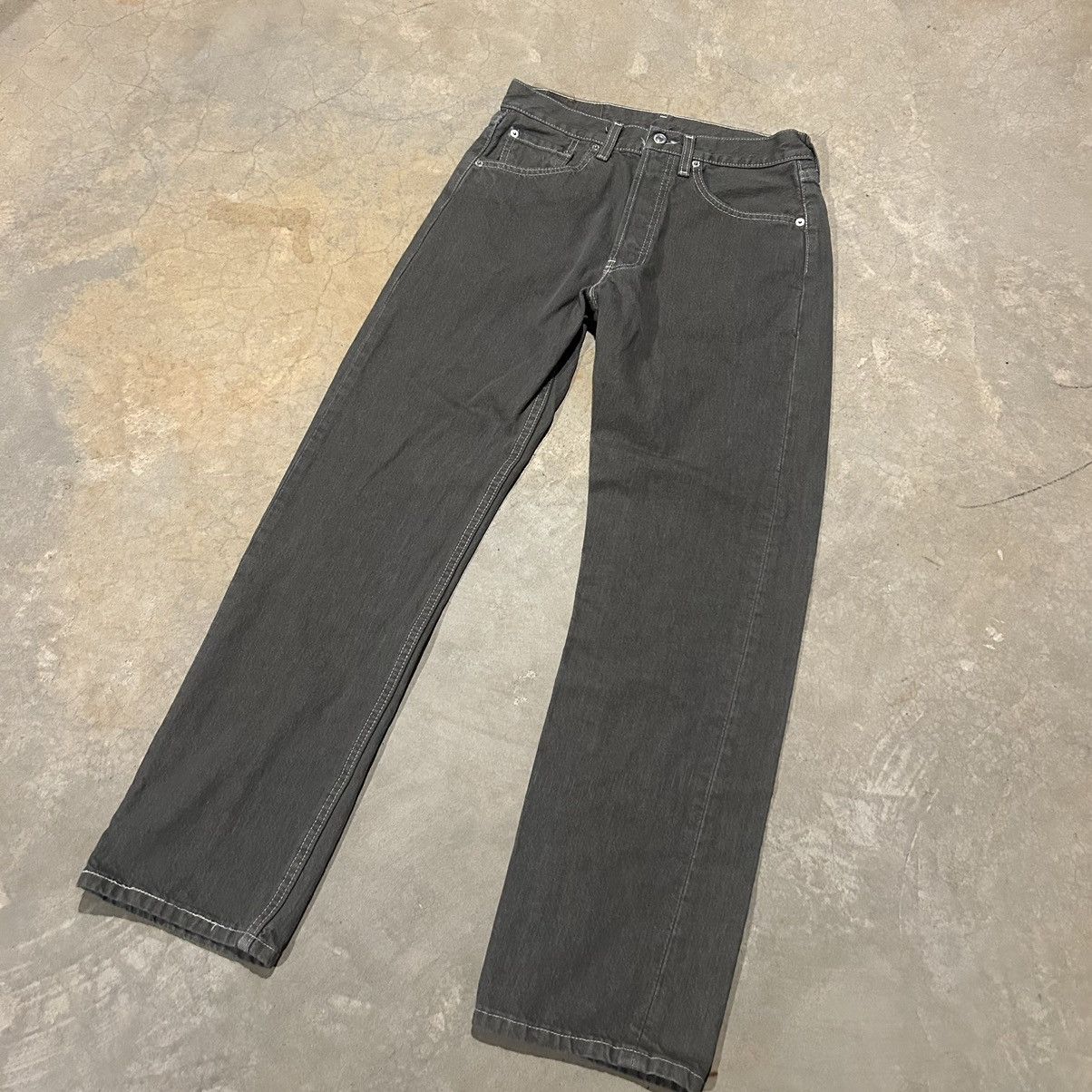 Levi's × Levi's Vintage Clothing × Vintage Rare Vintage 90s Levi’s 501 Olive Drab Jeans Made in USA Size US 30 / EU 46 - 6 Thumbnail