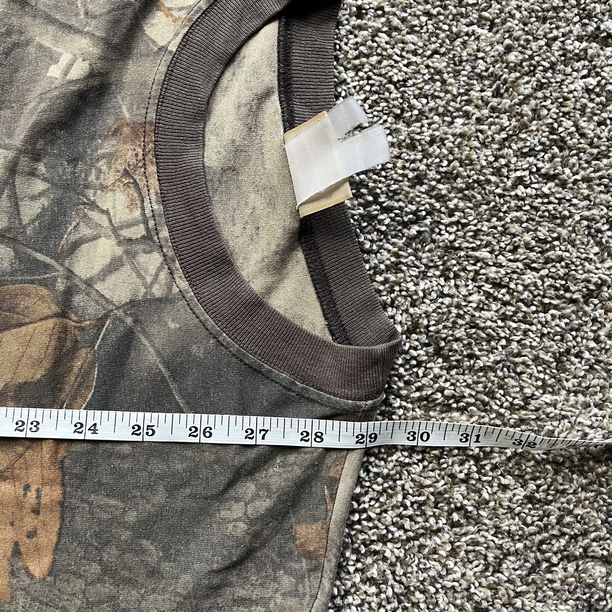 Carhartt × Realtree × Vintage Vintage 90s Realtree Camo 2 Tone Pocket Tee Shirt Large Size US L / EU 52-54 / 3 - 4 Thumbnail