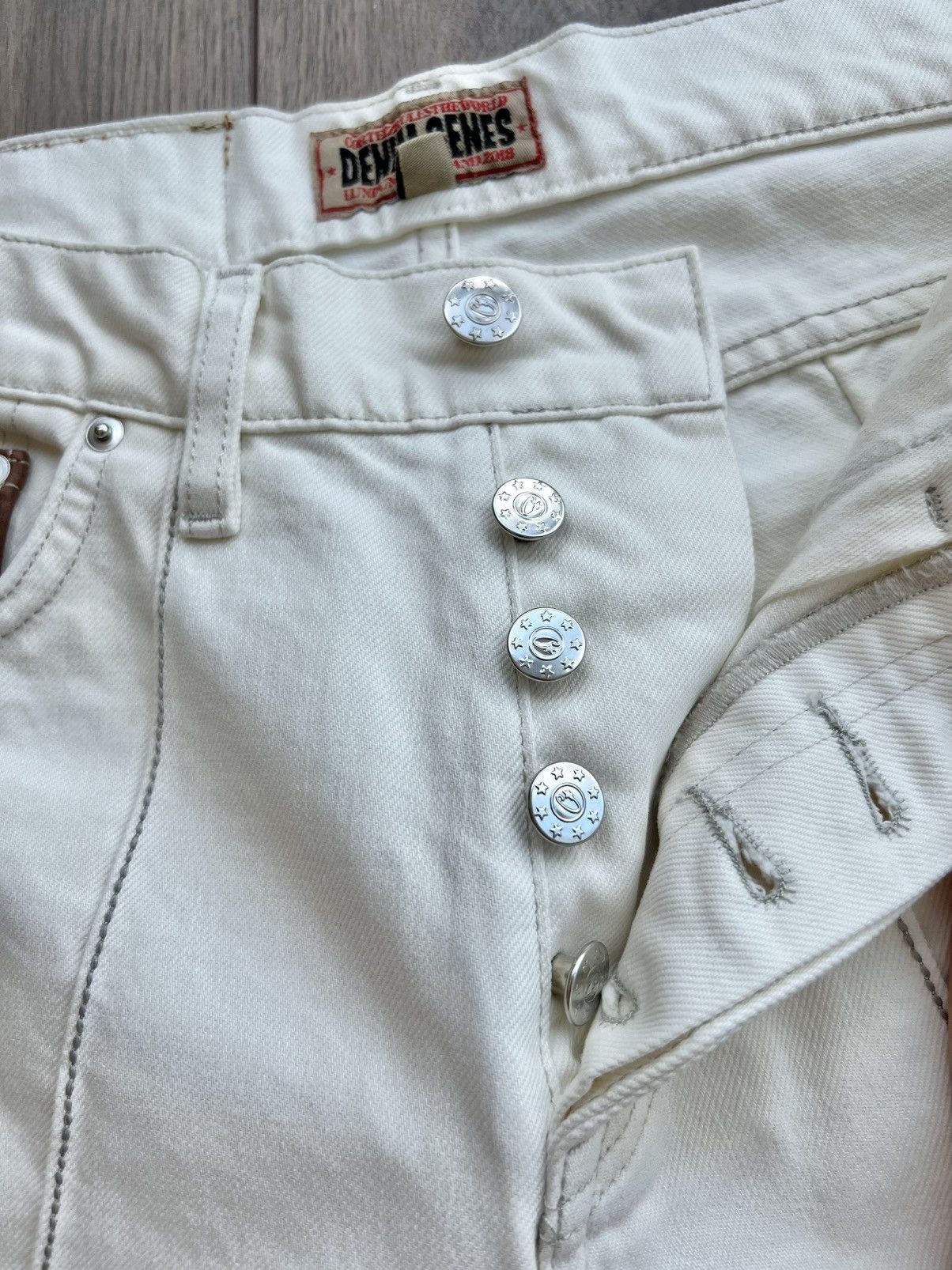 Corteiz Corteiz C-Star Denim Jorts Natural XS Size US 28 / EU 44 - 4 Thumbnail