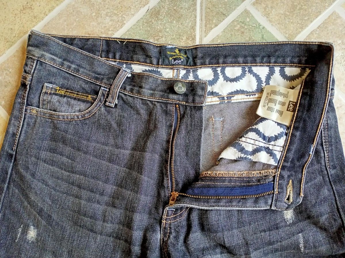 Lee × Vintage × Vivienne Westwood VIVIENNE WESTWOOD ANGLOMANIA X LEE SELVEDGE DENIM PANTS Size US 32 / EU 48 - 11 Thumbnail