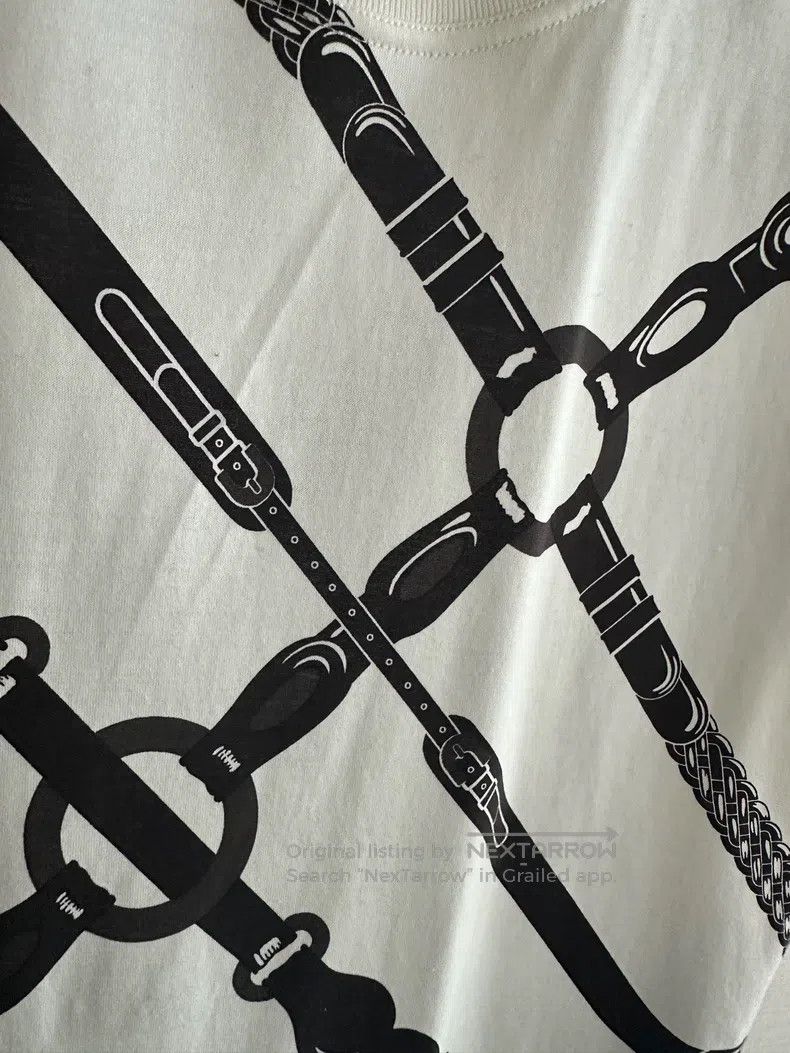 Hermes Hermes Chains Printed Short Sleeve T-Shirt Size XS / US 0-2 / IT 36-38 - 2 Thumbnail