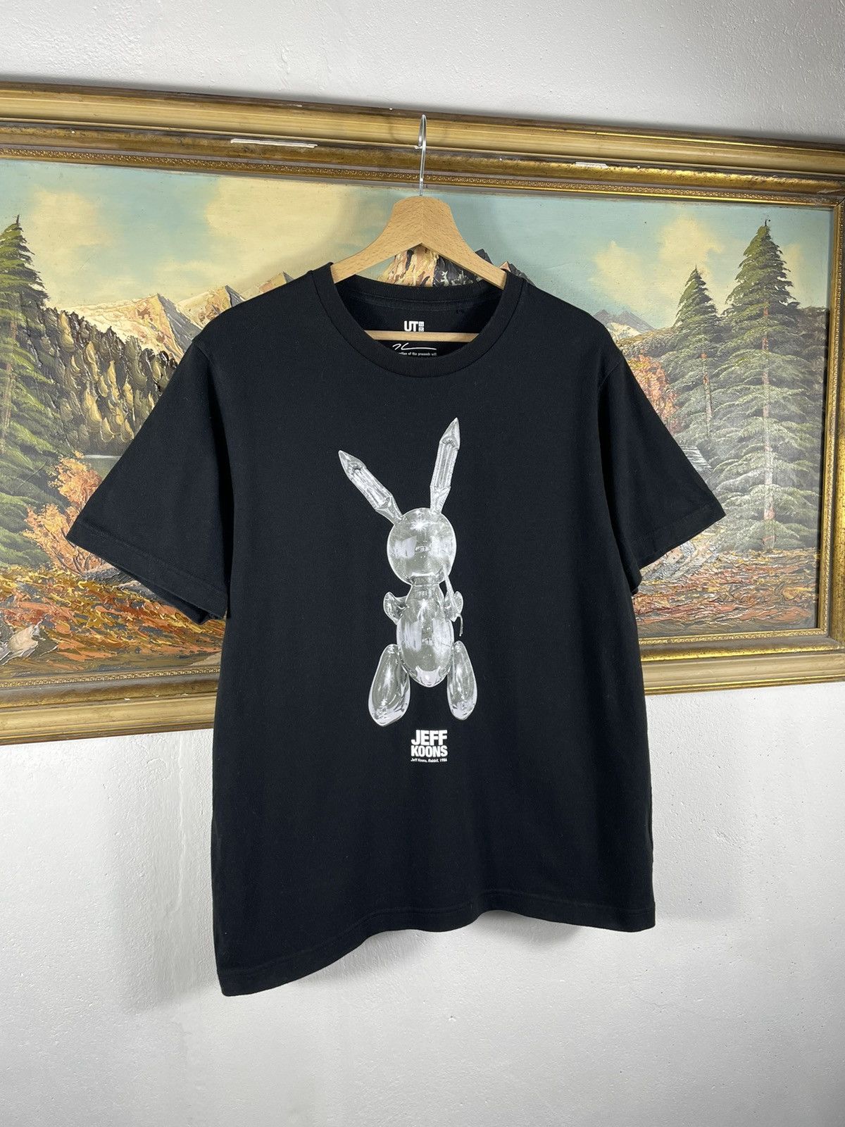 Uniqlo Jeff koons stainless steel rabbit sculpture art t shirt tee Size US M / EU 48-50 / 2 - 3 Thumbnail