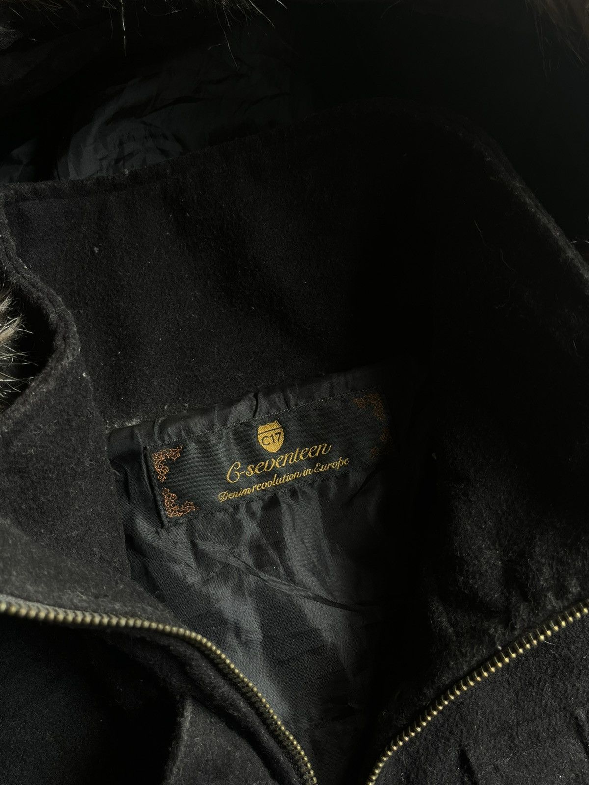 14th Addiction JAPANESE 2000’s GSEVENTEEN FUR JACKET PARKA GOTHIC PUNK VKEI Size US M / EU 48-50 / 2 - 8 Thumbnail