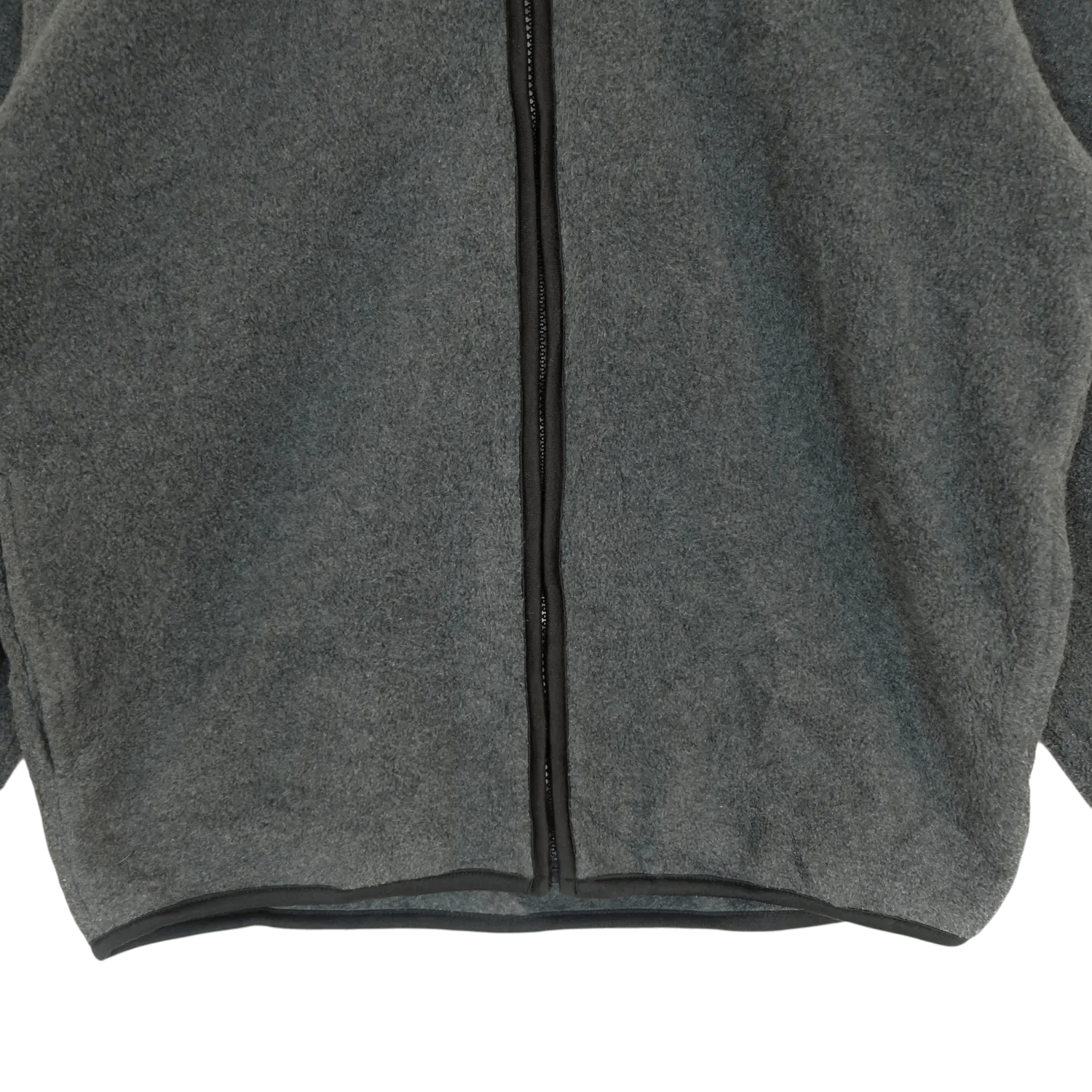 Japanese Brand Vintage 90's UNIQLO Dark Grey Fleece Jacket Size US M / EU 48-50 / 2 - 5 Thumbnail