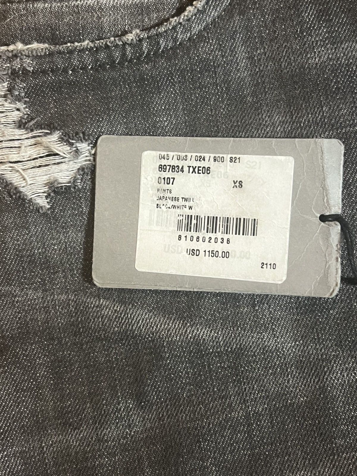 Balenciaga SS21 Balenciaga Red Carpet Destroyed Distressed Skater Denim Size US 30 / EU 46 - 6 Thumbnail