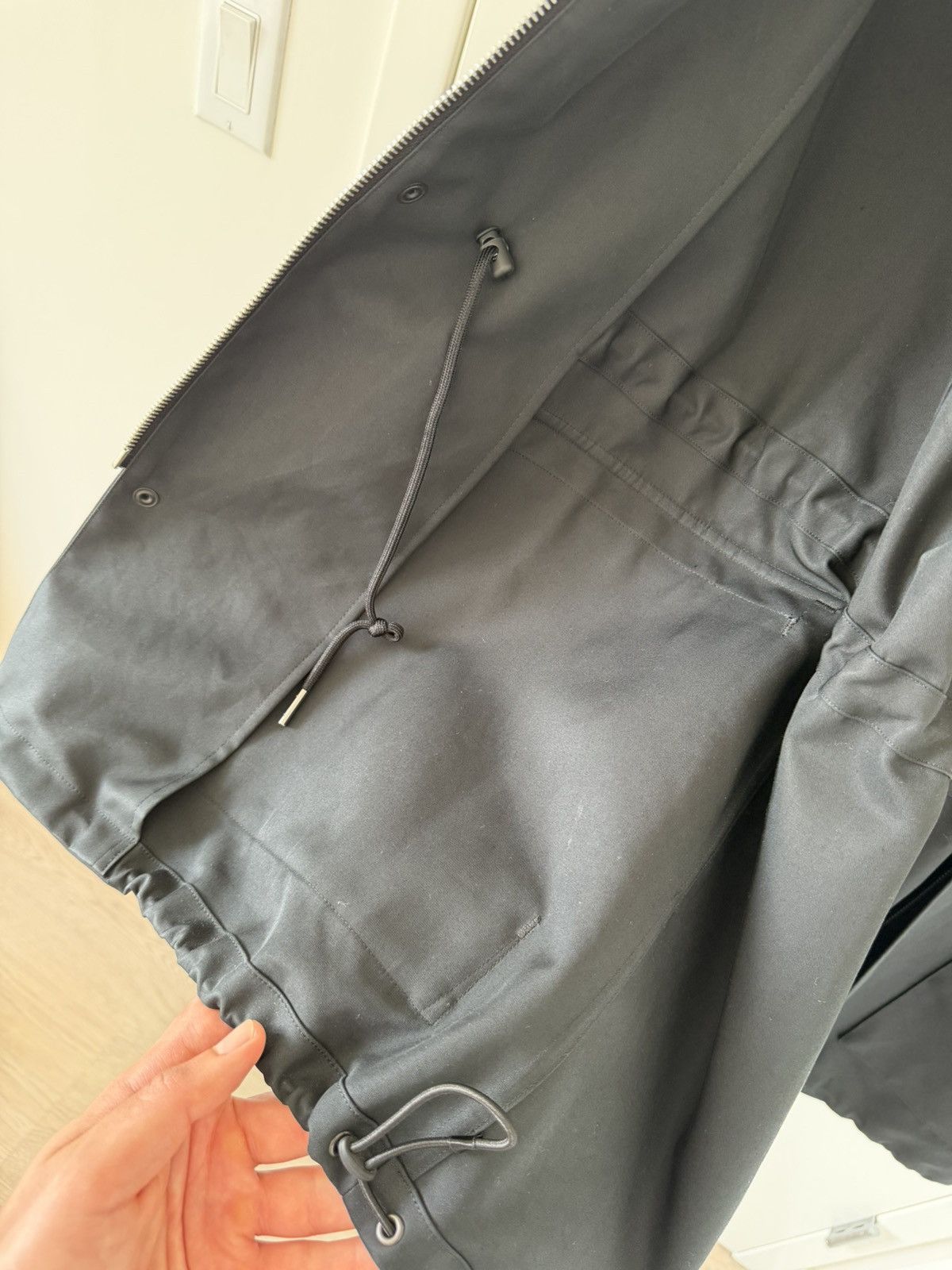 Auralee Auralee Navy Rain Coat High Density Gabardine Blouson $1425 Size US M / EU 48-50 / 2 - 12 Thumbnail