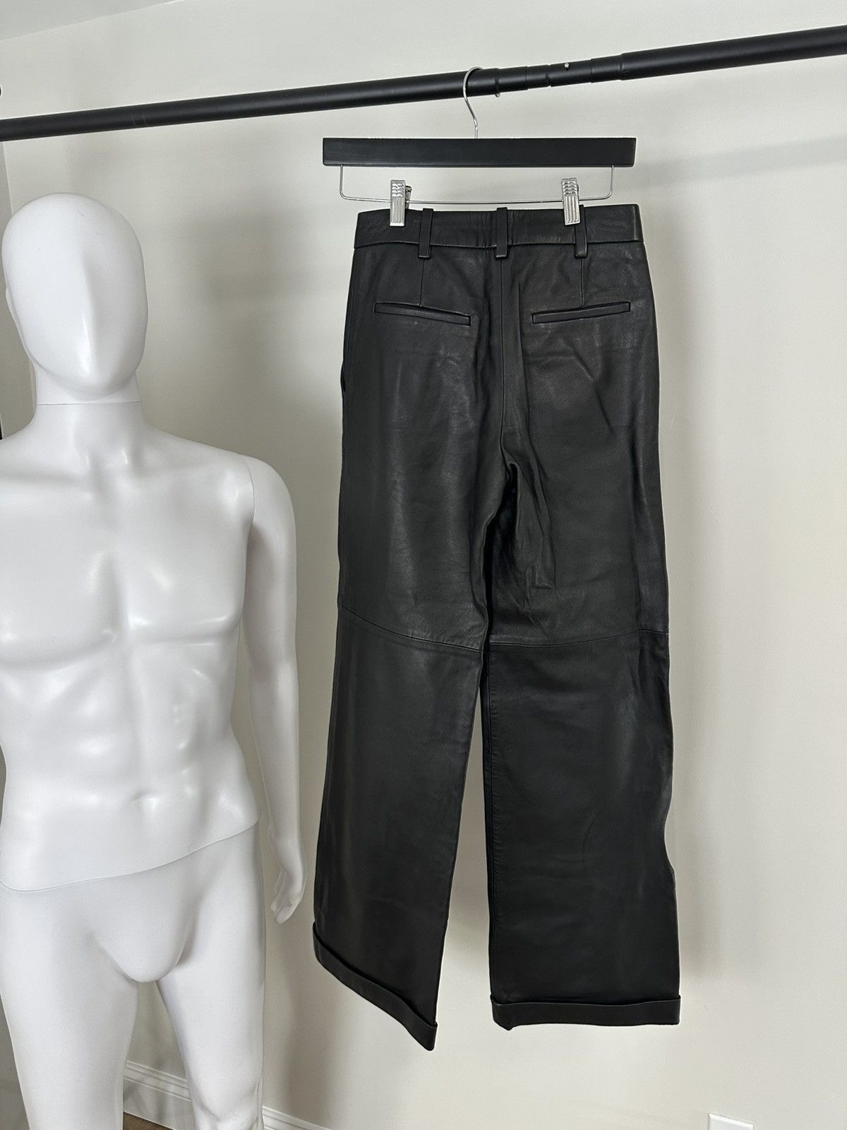 Off-White OFF WHITE LEATHER PANTS Size 25" / US 0 / IT 36 - 11 Thumbnail