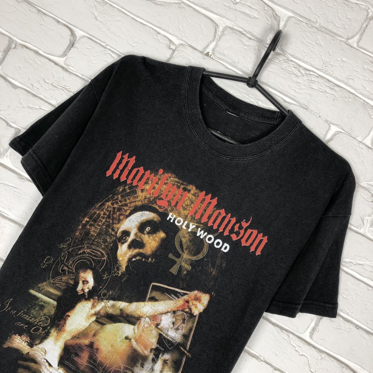 Band Tees Marilyn Manson 90’s vintage tee t shirt Size US M / EU 48-50 / 2 - 2 Thumbnail