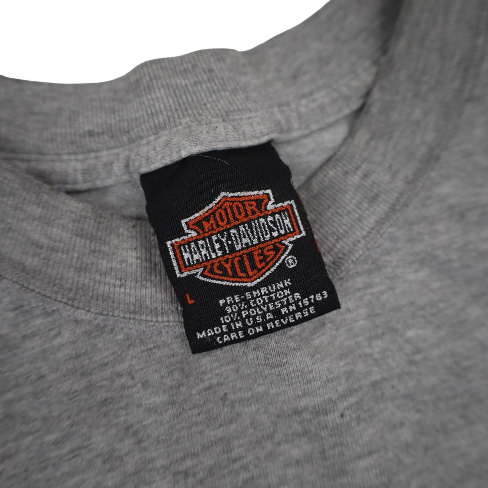 Harley Davidson × Vintage Vintage Y2k Harley Davidson Laughlin Rive Run Graphic T Size US L / EU 52-54 / 3 - 6 Thumbnail