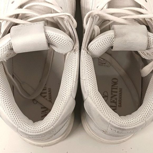 Valentino Valentino Men's Distressed Mid Calfskin VL7N Sneakers EU43.5 Size US 10.5 / EU 43-44 - 12 Thumbnail