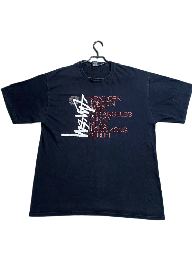 Stussy Vintage Stussy Big Y2K Logo Short Sleeve T-Shirt Size XL Size US XL / EU 56 / 4 - 1 Thumbnail