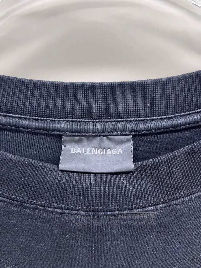 Balenciaga Balenciaga Reversed Print Letter Short Sleeve Size US XXL / EU 58 / 5 - 3 Thumbnail