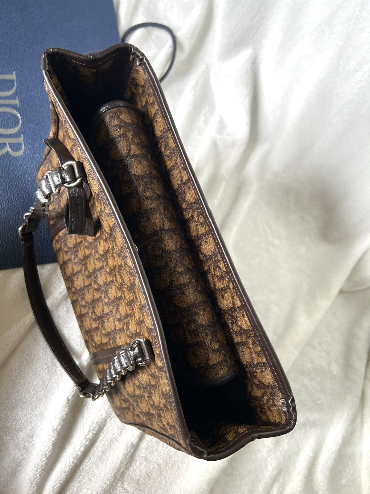 Dior Dior Trotter Brown Canvas Tote Bag Size ONE SIZE - 8 Thumbnail