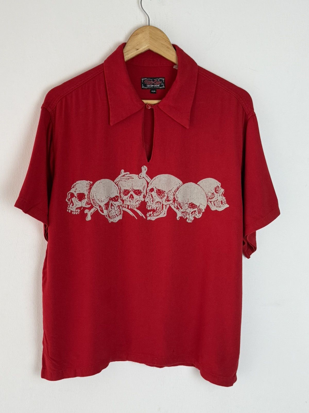 Sugar Cane 90’s Style Eyes Red Skull By Sugar Cane Size US L / EU 52-54 / 3 - 2 Thumbnail