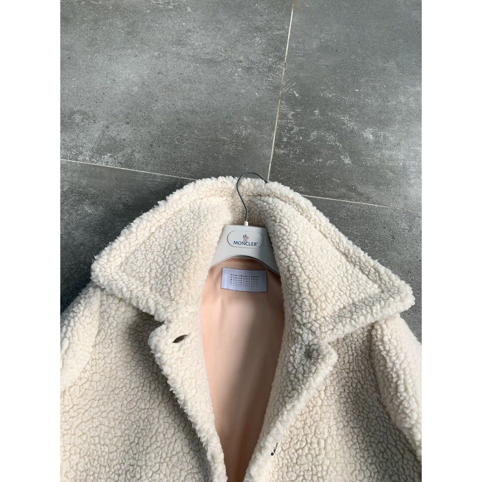 Designer × Harris Wharf London Women's HARRIS WHARF Teddy Trench Coat Jacket IT 40 EU 36 S Size S / US 4 / IT 40 - 17 Thumbnail