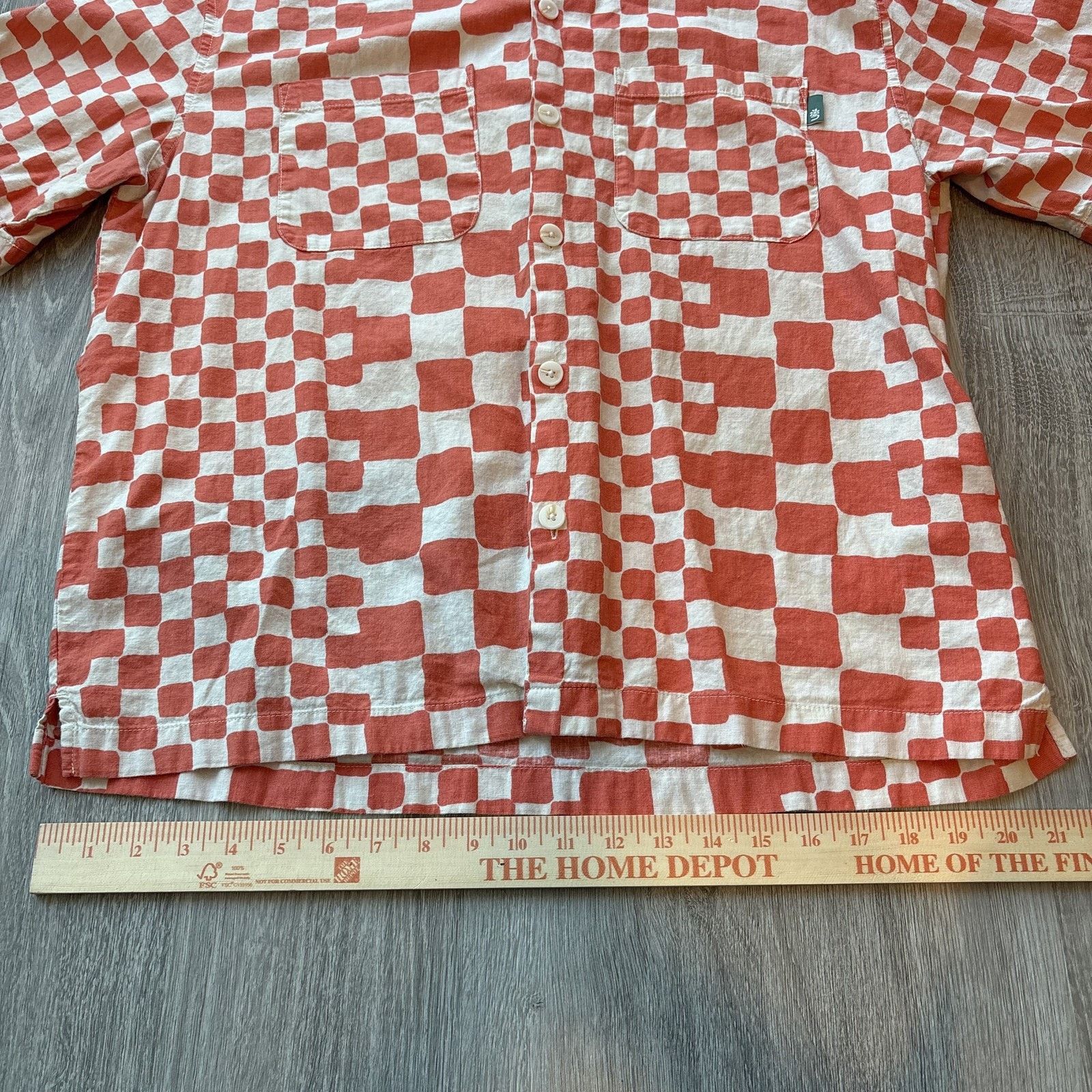 Urban Outfitters Urban Outfitters Men's Checkered Camp Shirt Short Sleeve M Size US M / EU 48-50 / 2 - 7 Thumbnail