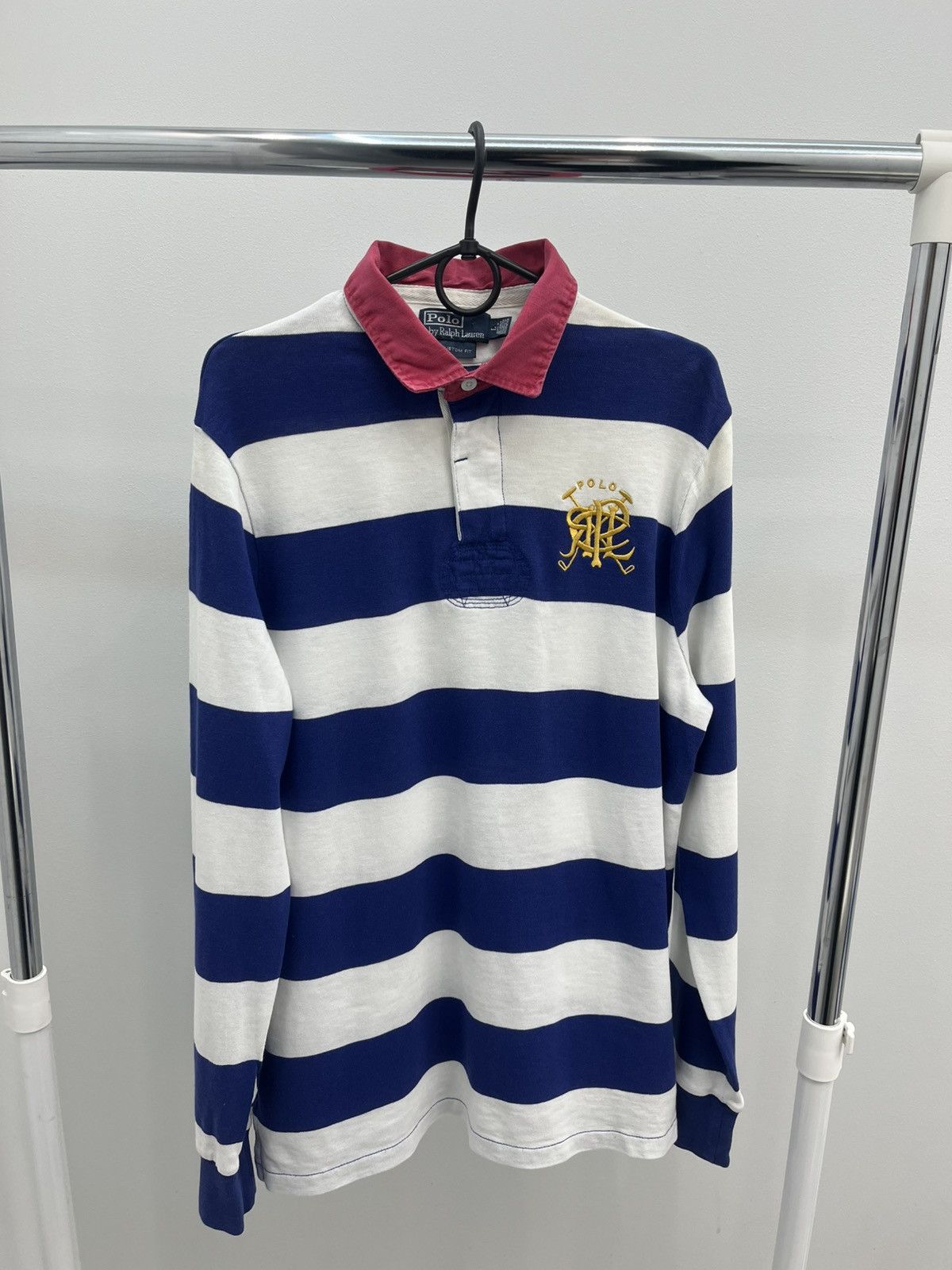 Polo Ralph Lauren Vintage Polo Ralph Lauren Logo Rugby Pullover Shirt Size US L / EU 52-54 / 3 - 2 Thumbnail
