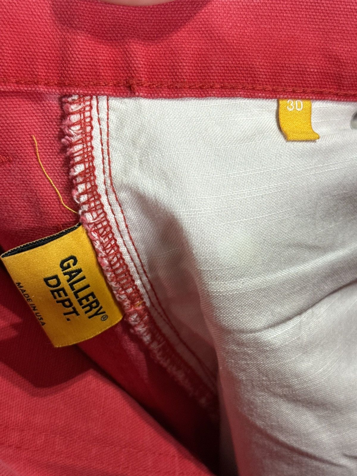 Gallery Dept. Gallery Dept. La Flare Carpenter Red Jeans Size US 30 / EU 46 - 12 Thumbnail